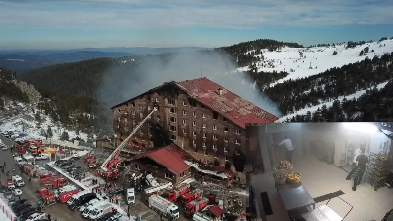 Bolu Kartalkaya otel yangını faciasına ilişkin dava yarın başlıyor; duruşmanın hafta boyu sürmesi planlanıyor