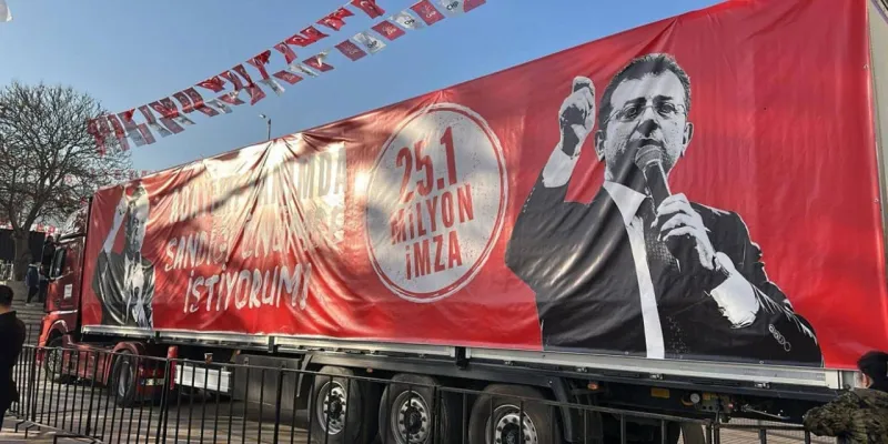CHP Kurultayı'nda sürpriz imza hamlesi! TIR'la getirildi