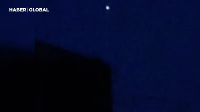 Hatay'da Gökyüzünde UFO Paniği! O Cisim Neydi?