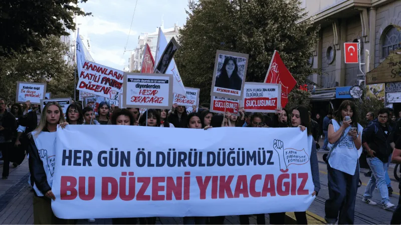Kadın Dayanışma Komiteleri Eskişehir'de yürüdü: Yad edip dağılamayız, hesap sormak zorundayız