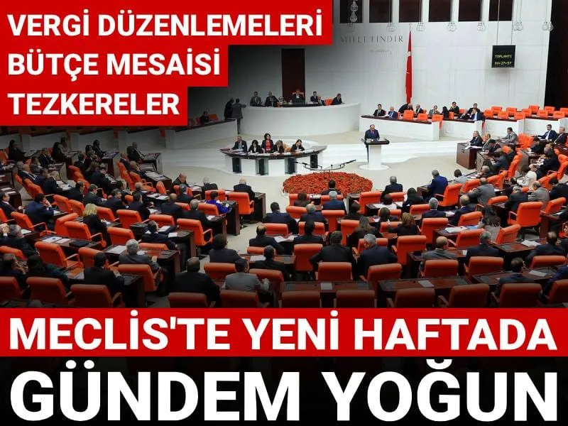 TBMM'de Kritik Hafta: Tezkereler ve Yeni Vergi Düzenlemeleri!