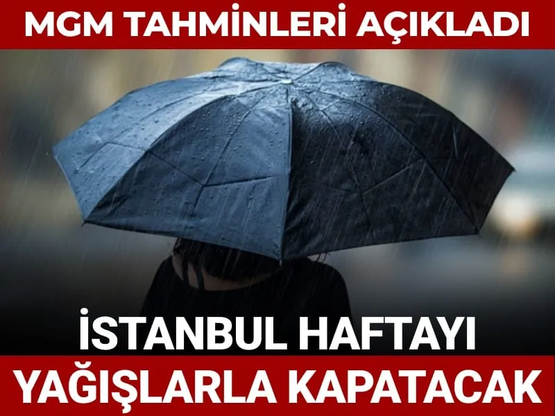 İstanbul'da Hava Nasıl Olacak? MGM'den Şok Yağış Uyarısı!