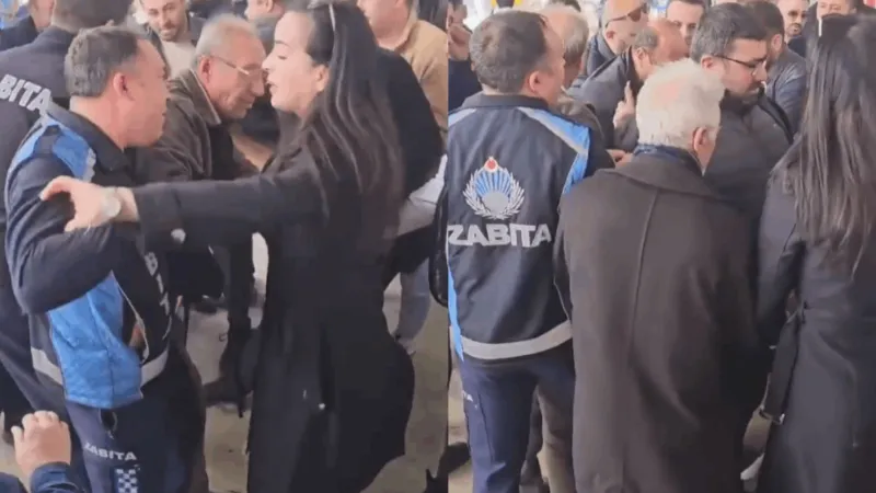 AKP'li belediye, İmamoğlu'na destek standına müdahale etti!
