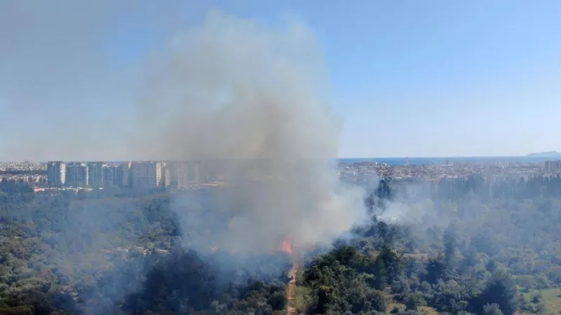 Antalya'da korkutan yangın