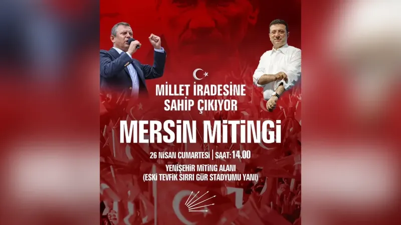 Başarır tüm Mersinlileri Cumartesi günü yapılacak olan büyük mitinge davet etti: Adalet mücadelesi veriyoruz