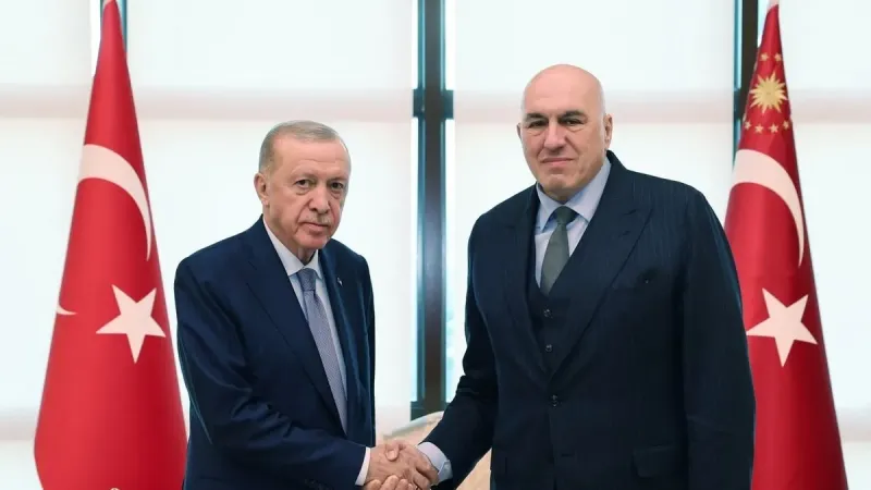 Başkan Erdoğan, İtalya Savunma Bakanı Crosetto'yu kabul etti