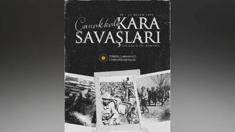Cumhurbaşkanı Erdoğan'dan Çanakkale Kara Savaşları'nın 110. yıl dönümü mesajı: Türkiye Yüzyılı ile gayemiz, ecdadımıza layık olabilmektir