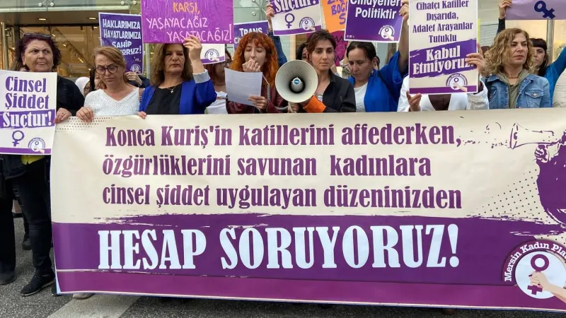 "Gonca Kuriş’in katilleri serbest bırakılmasını ve gözaltında tacize uğrayan kadınları her gün konuşacağız"