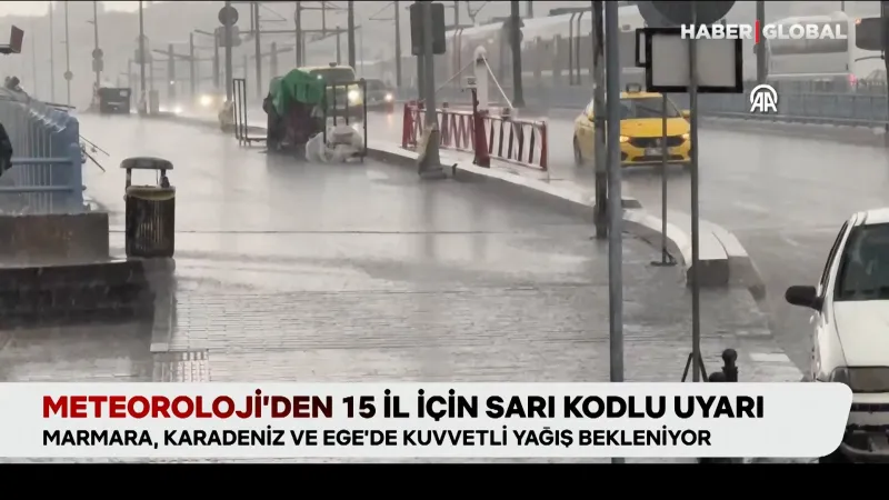 İstanbul’da sağanak ve fırtına var