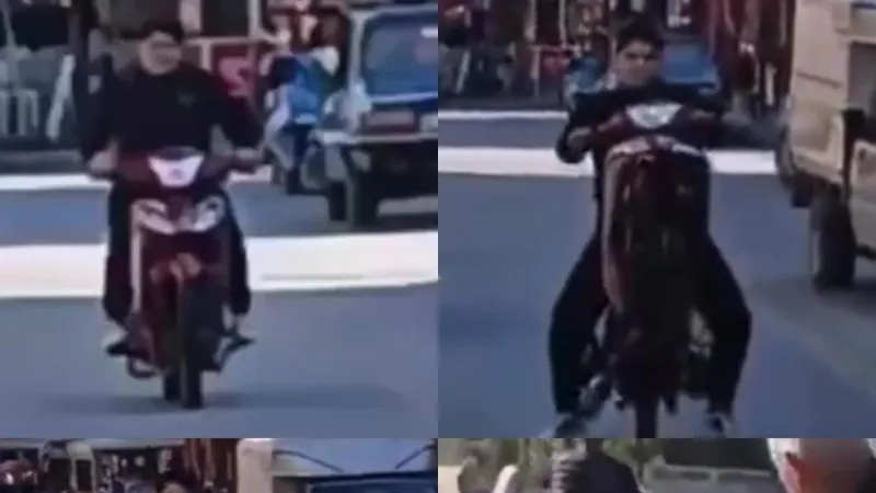 Mersin'de motosikletinin önünü kaldıran şahsa tarihi ceza