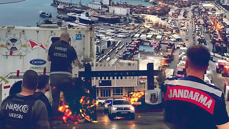 Mersin'de uyuşturucu operasyonu: 28 kilogram kokain, 680 litre sıvı metamfetamin ele geçirildi