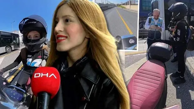 Motosikletiyle metrobüs yoluna giren Gamze Doğan'da navigasyon savunması