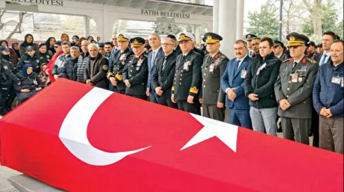Şehit bekçi dualarla uğurlandı