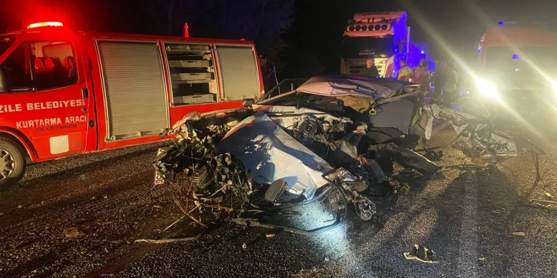 Tokat'ta korkunç kaza: 1 kişi öldü