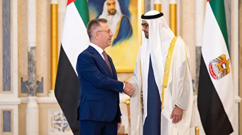 Vatan Sarayı'nda anlamlı kabul: Türkiye'nin Abu Dabi Büyükelçisi Göktaş, BAE Devlet Başkanı'na güven mektubunu sundu
