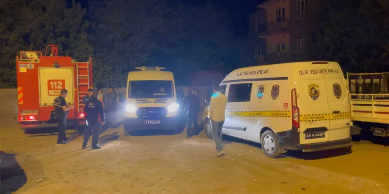 Muş'ta Feci Yangın! Yatalak Adam Alevlere Esir Düştü