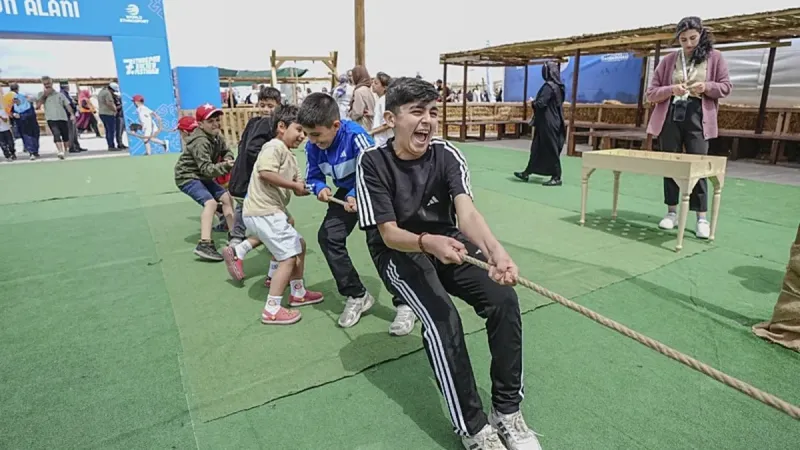 Ziyaretçi akınına uğradı! 7. Etnospor Kültür Festivali ata sporlarını dünyaya tanıttı